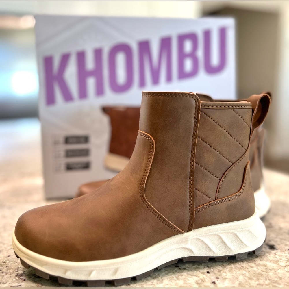 Khombu All-Weather Boots w/ Memory Foam Comfort (NWT)